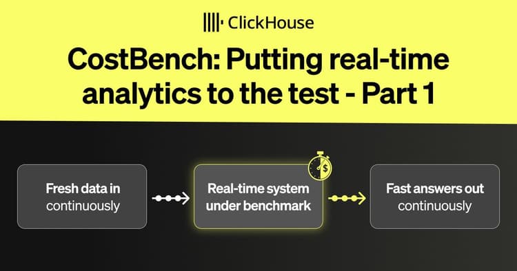 costbench putting real time analytics to the test part 1