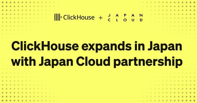 ClickHouse expands in Japan with Japan Cloud partnership