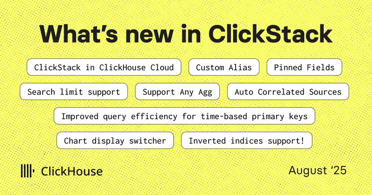 what s new clickstack august 25
