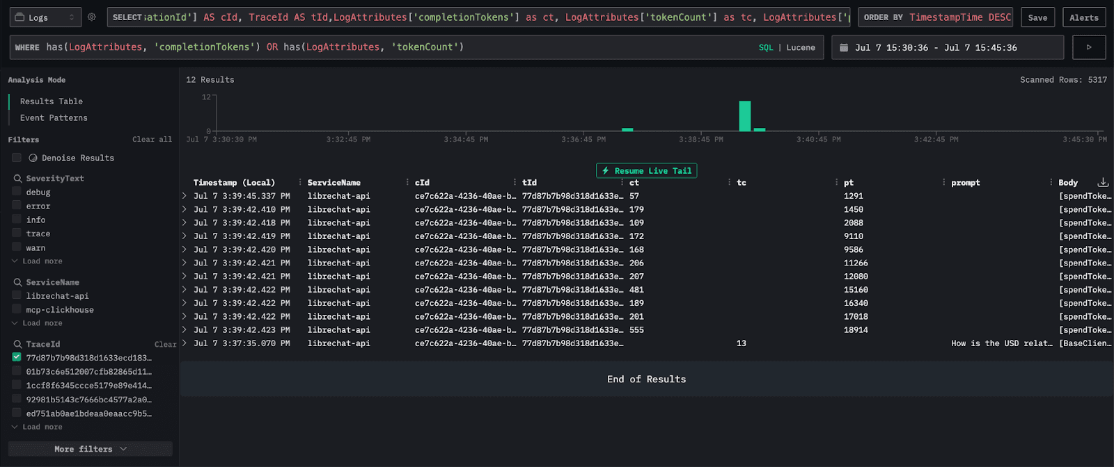 hyperdx-trace-token-filter.png