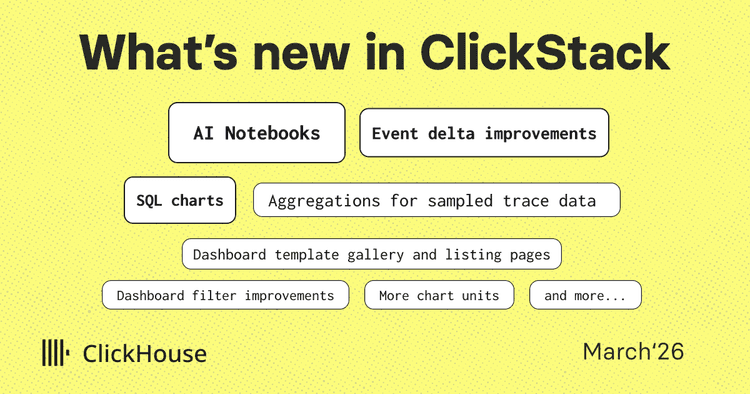 whats new clickstack march