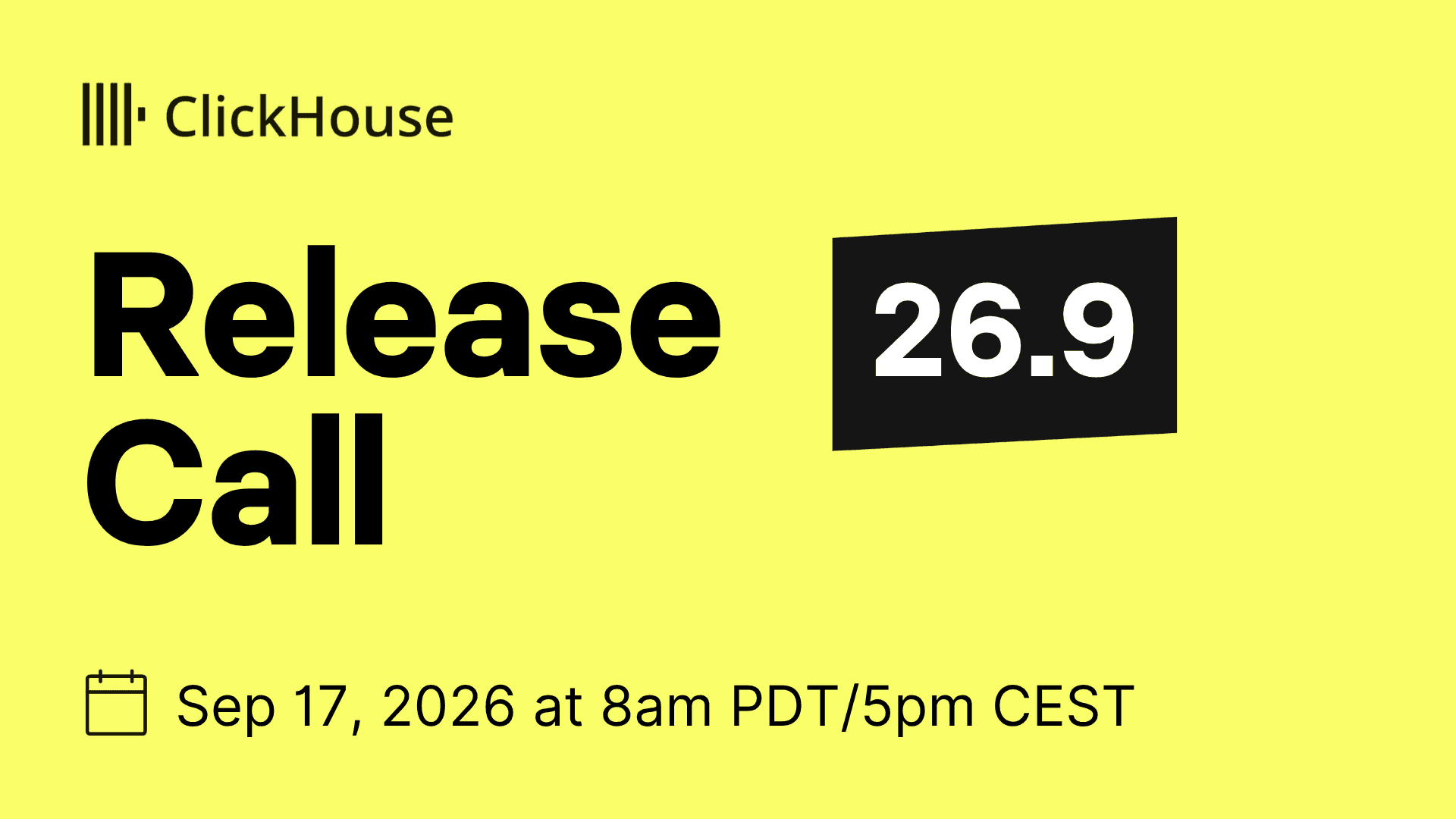 26 9 release call