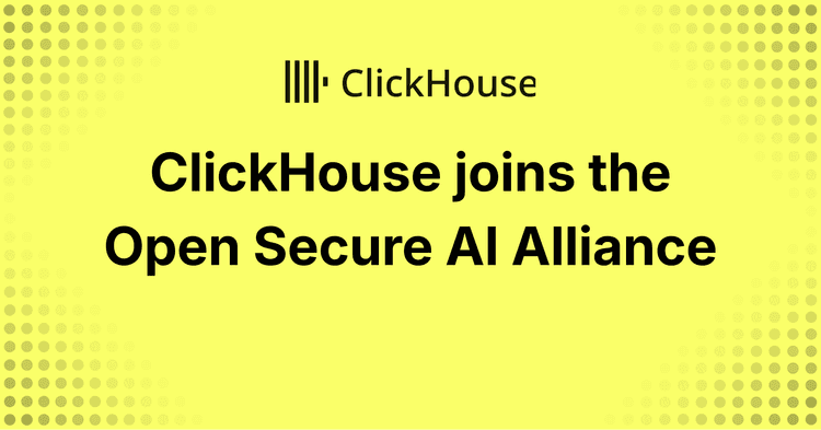 banner clickhouse joins the open secure ai alliance