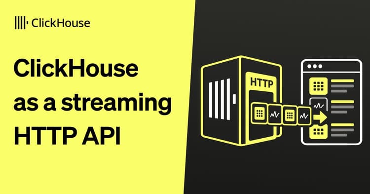 clickhouse streaming http api