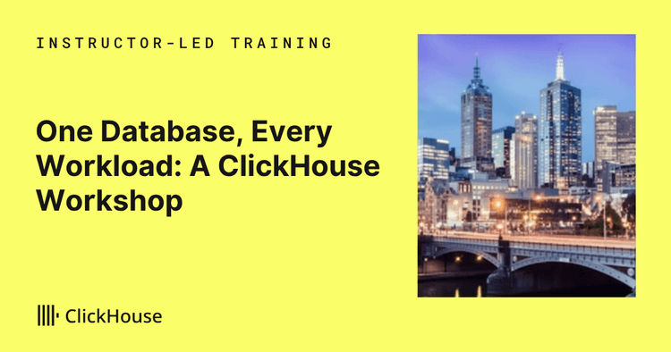 clickhouse workshop melbourne open house