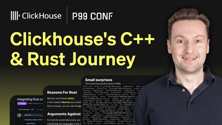 clickhouse c rust journey alexey milovidov