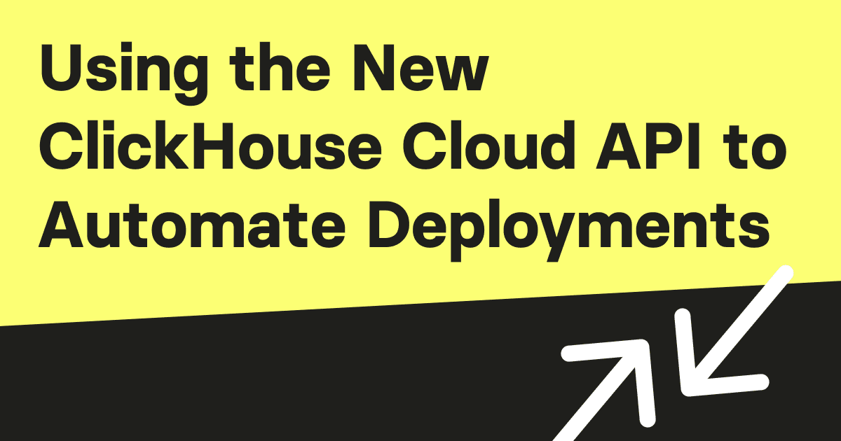 cloud api automate deployments