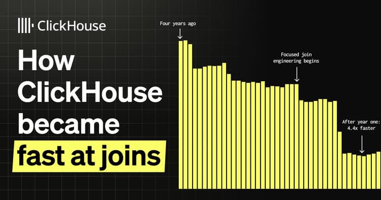 how clickhouse became fast at joins