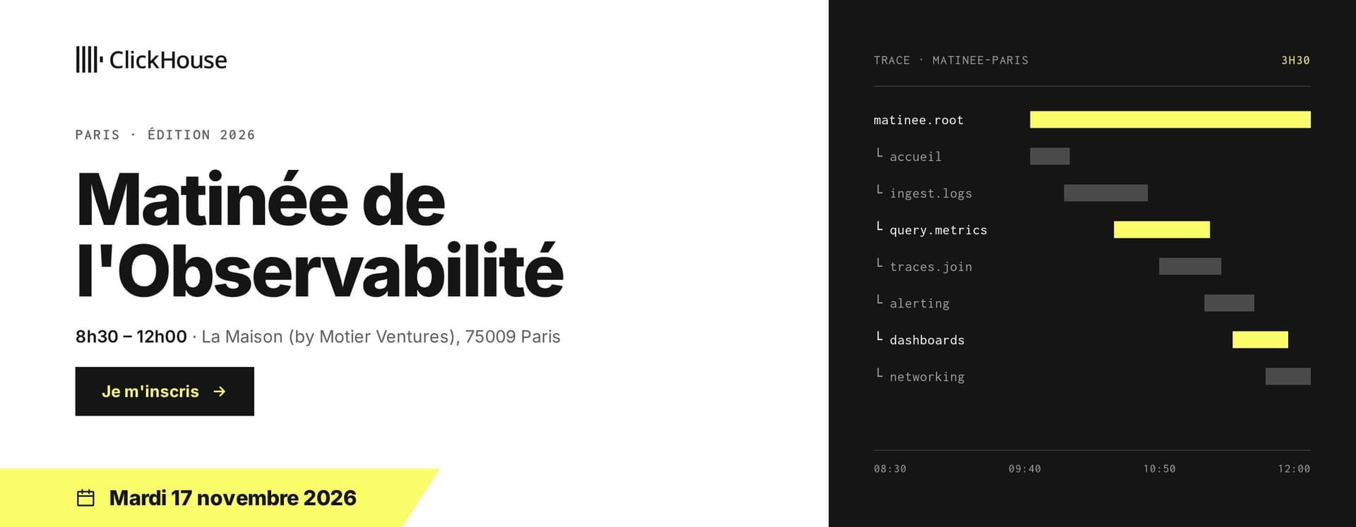 matinee observabilite v3 split trace