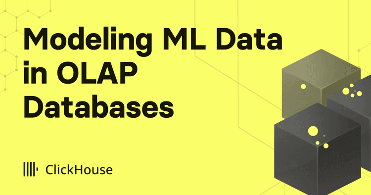 modeling ml in olap dbs