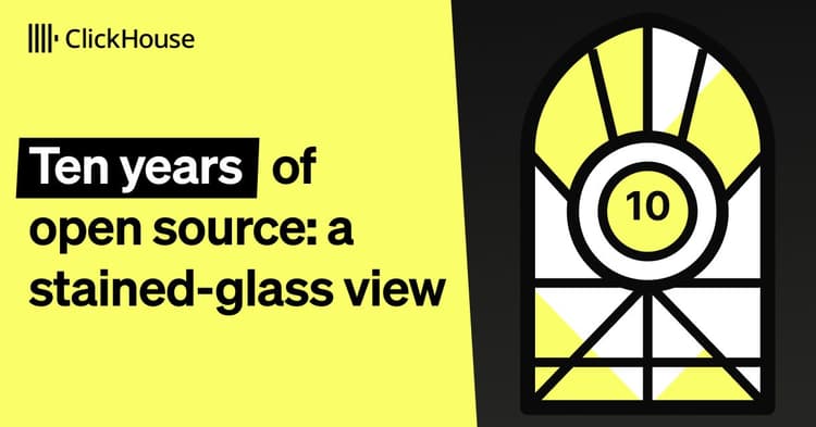 ten years of open source a stained glass view