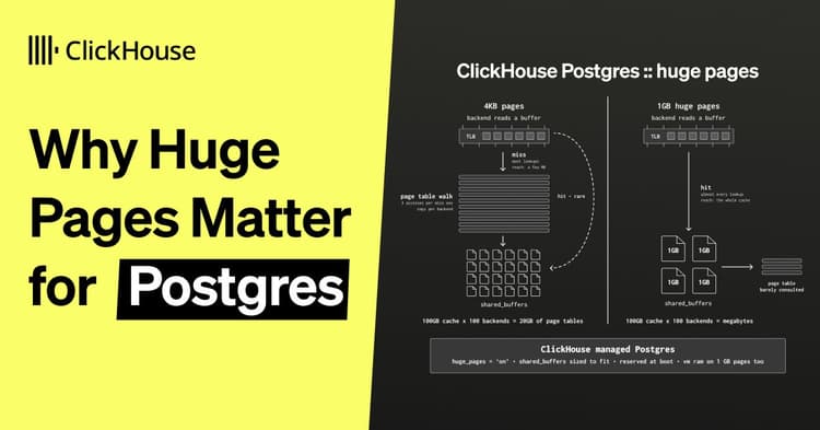 why huge pages matter for postgres