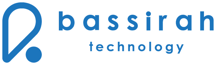 bassirah logo horizontal blue