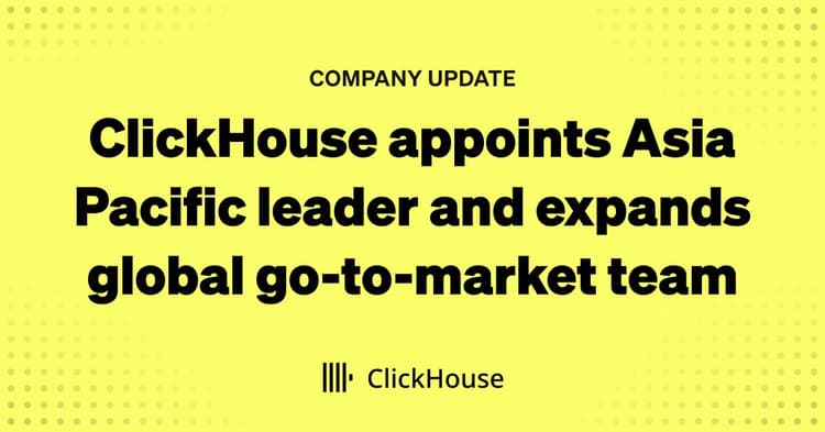 clickhouse appoints apac leader