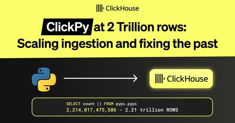 clickpy 2 trillion rows banner