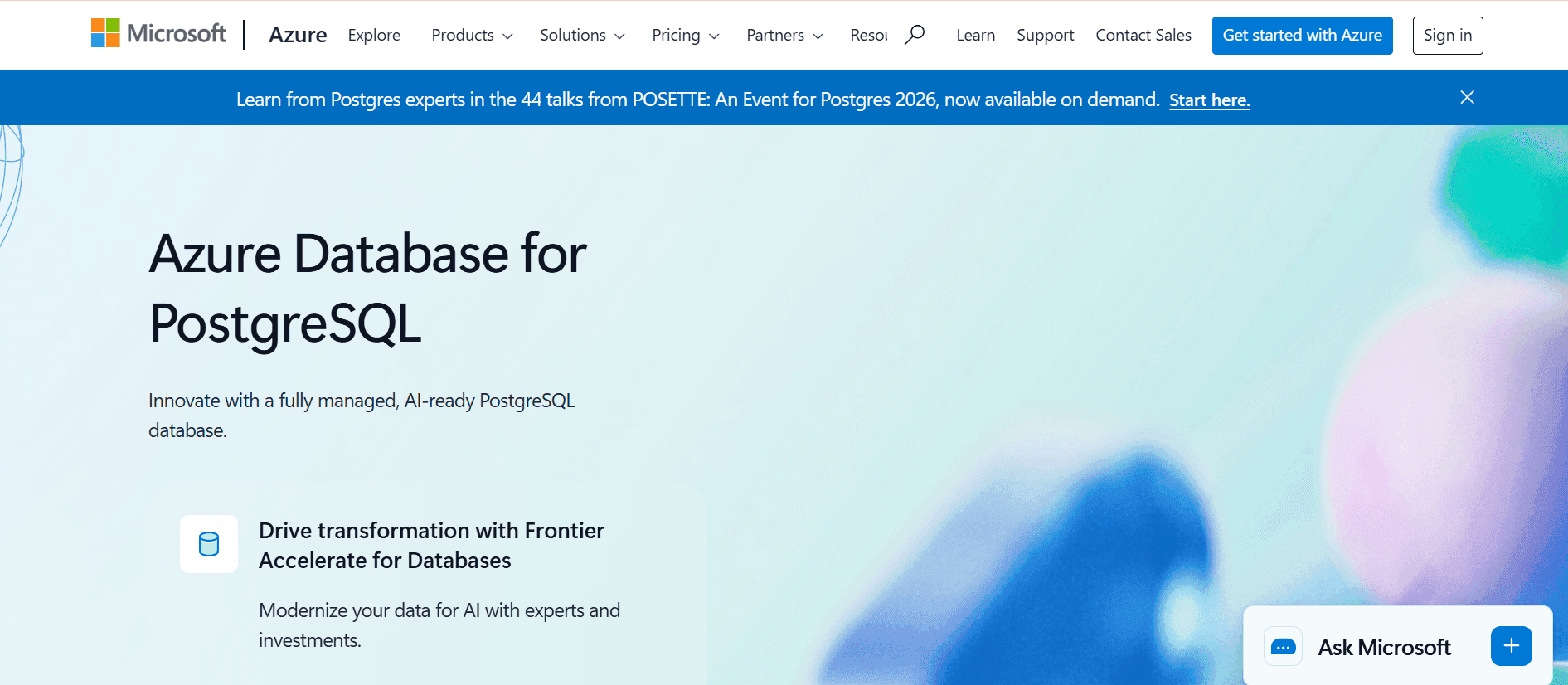Neon product page.