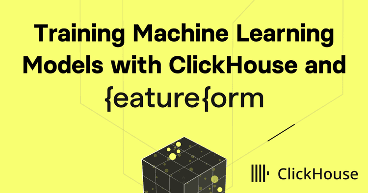 training models clickhouse featureform