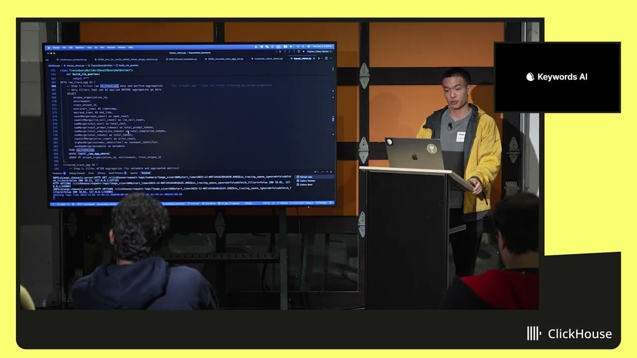ClickHouse SF Meetups Keywords AI