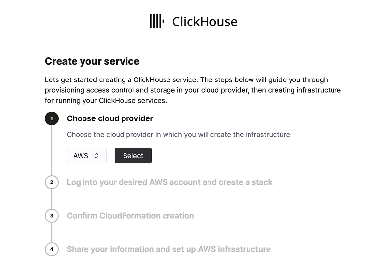 BYOC で CSP を選択