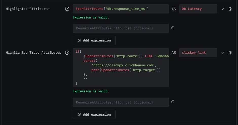 強調属性の設定