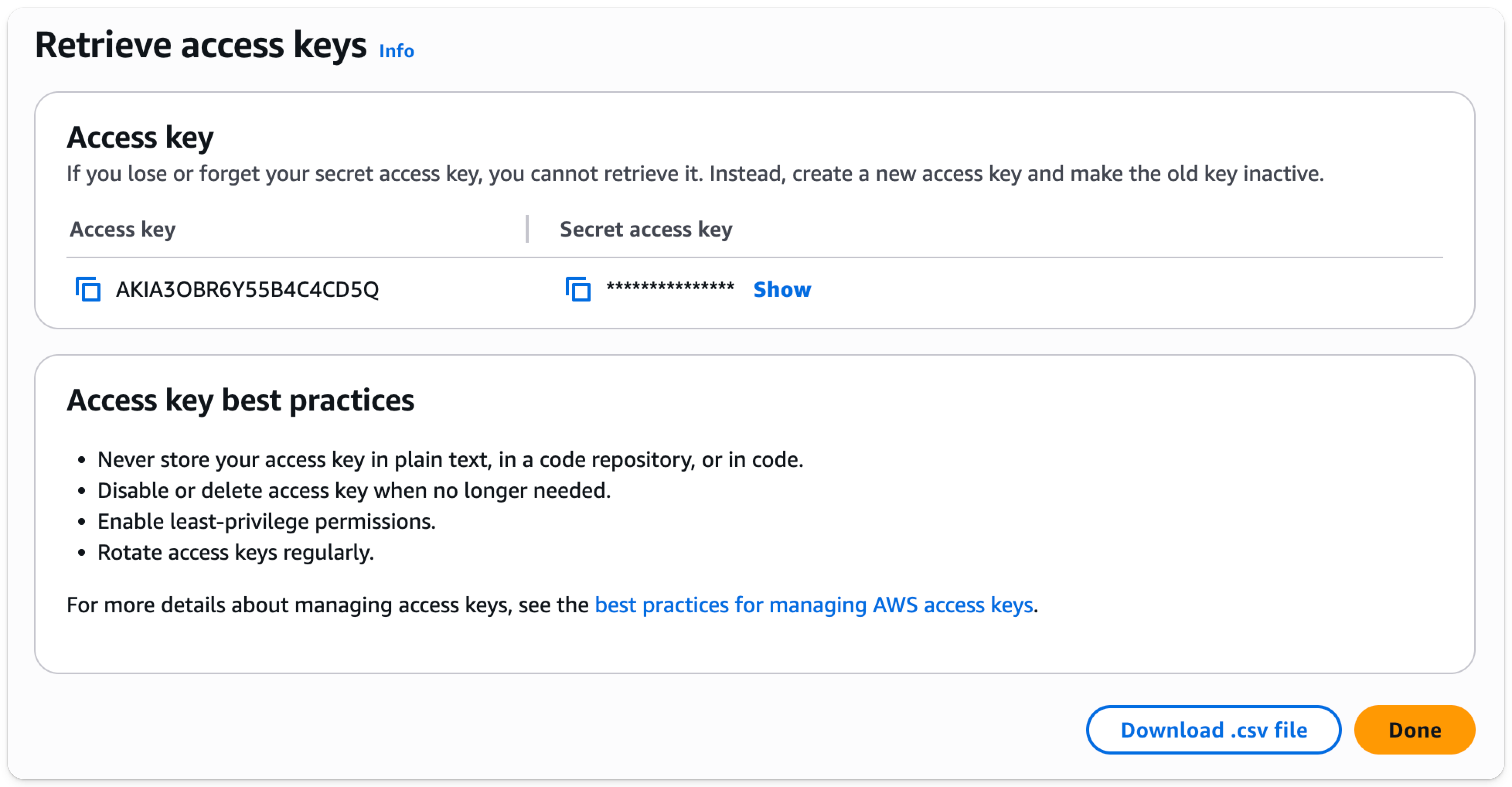 AWS IAM Management Console - 新しいユーザーの追加