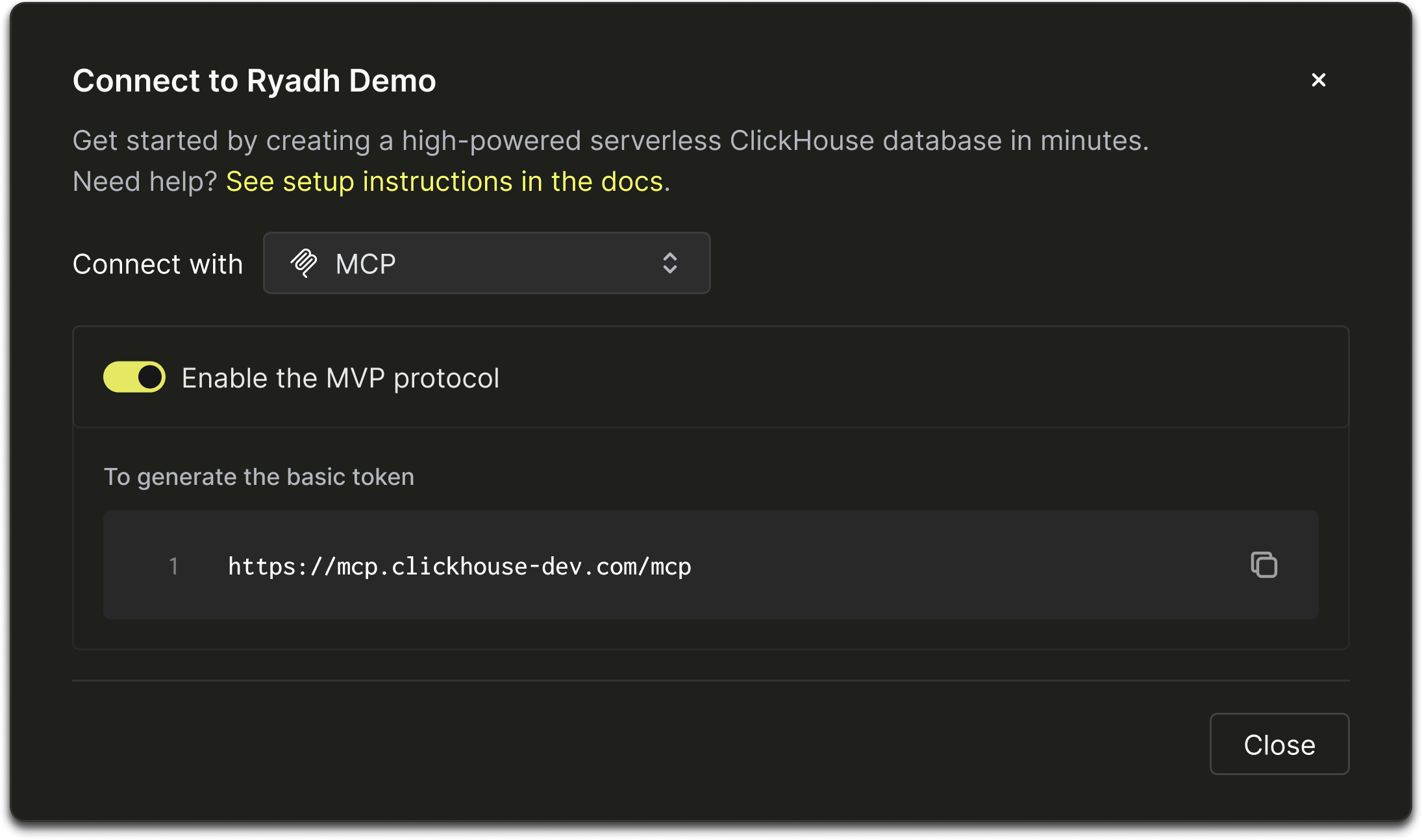 MCP 서버 활성화