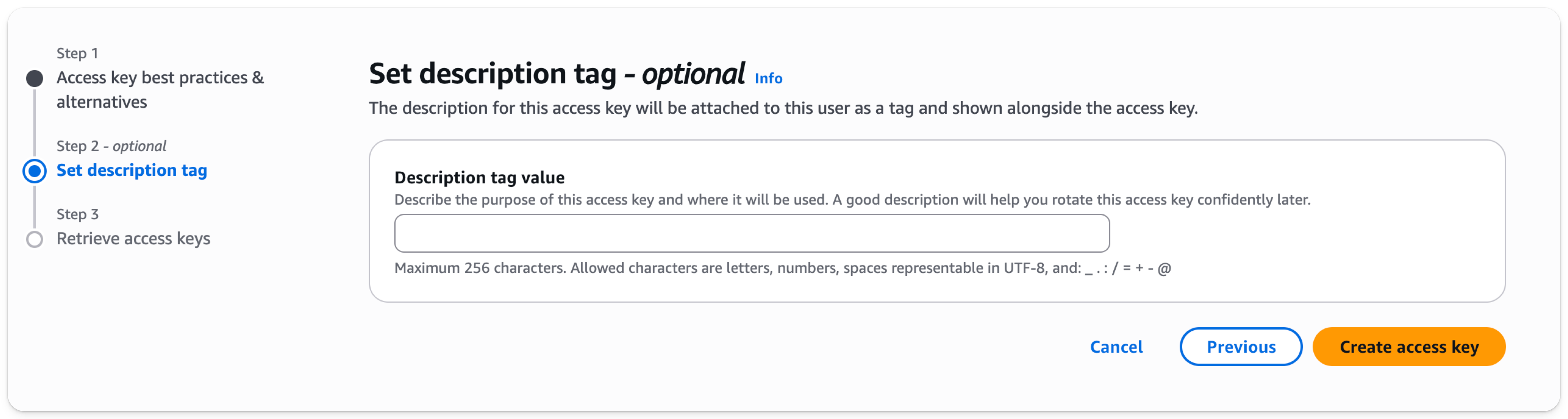 AWS IAM 管理控制台 - 添加新用户